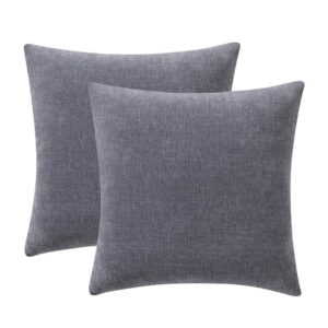 Mainstays Solid Chenille Decorative Throw Pillow Set